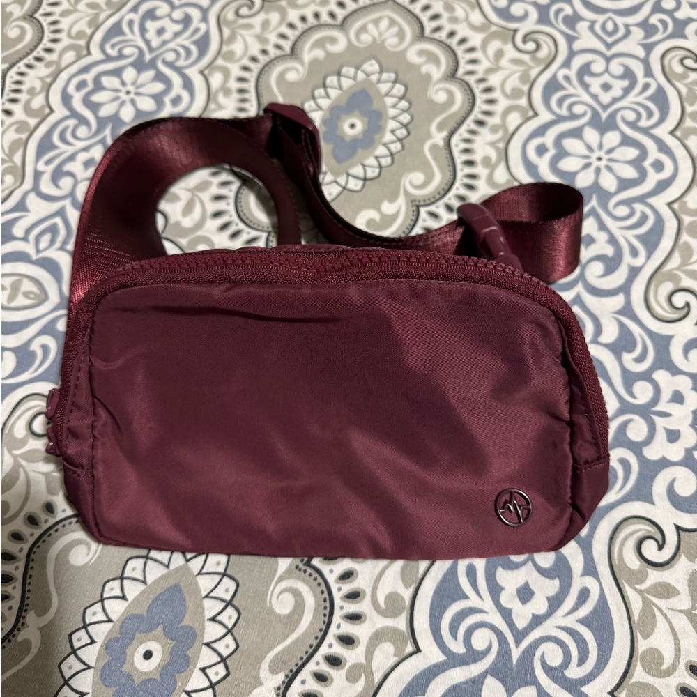 Pander Burgundy Crossbody Bag